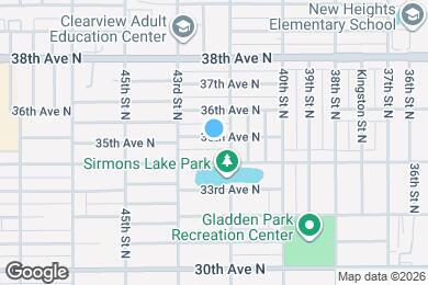 Map image of the property - 4126 35th Ave N
