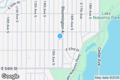 Map image of the property - 5224 Bloomington Ave