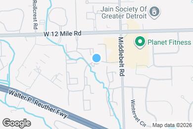 Map image of the property - Retreat at Farmington Hills