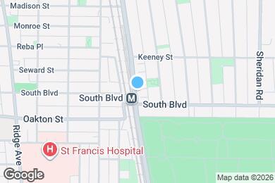 Map image of the property - 521 Chicago Ave