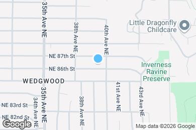 Map image of the property - 3844 NE 86th St