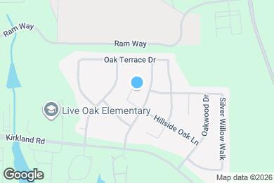 Map image of the property - 220 Hillside Oak Ln