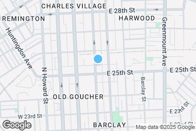 Map image of the property - 2517 Saint Paul St