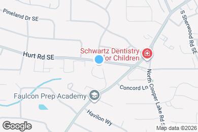 Map image of the property - 1086 Berkley Dr SE