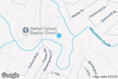 Map image of the property - 33 Birdsong Ln