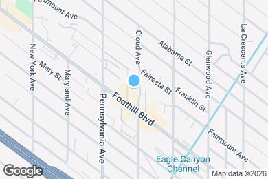 Map image of the property - 3119 Foothill Blvd