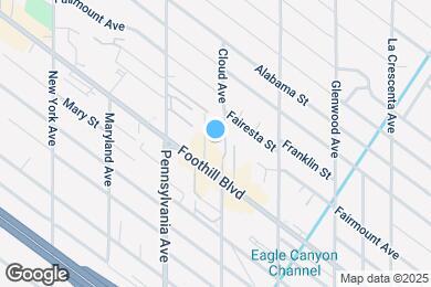 Map image of the property - 3119 Foothill Blvd