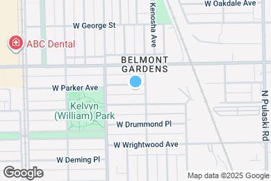 Map image of the property - 4313 W Parker Ave