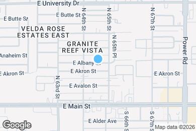 Map image of the property - 6439 E Albany St