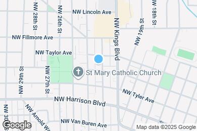 Map image of the property - 620 NW 21st St