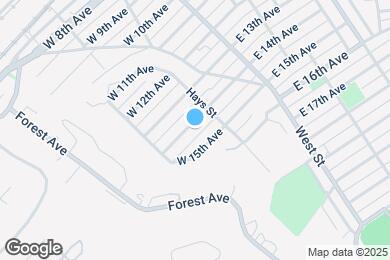 Map image of the property - 324 W 14th Ave
