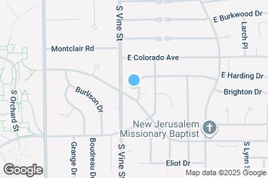 Map image of the property - 1917 S Harding Dr
