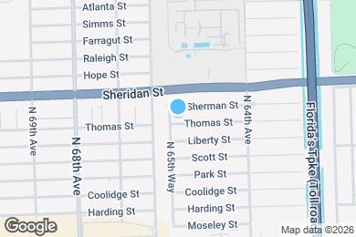 Map image of the property - 6561 Thomas St