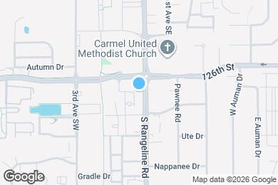 Map image of the property - The Residences at Carmel City Center