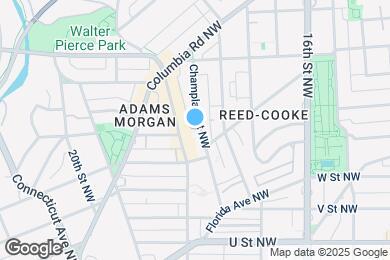Map image of the property - 2328 Champlain St NW