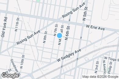 Map image of the property - 3550 N Marshall St