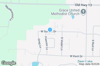 Map image of the property - 3009 W Sunset Dr