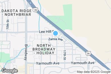 Map image of the property - 1575 Zamia Ave