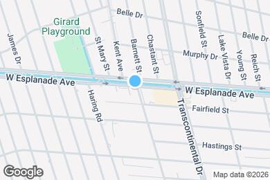 Map image of the property - 5100 W Esplanade Ave