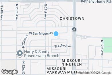 Map image of the property - 2008 W San Juan Ave