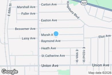 Map image of the property - 9520 Marah Ave