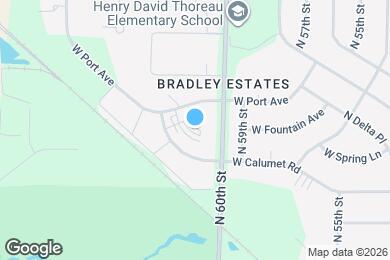 Map image of the property - 6050 W Calumet Rd