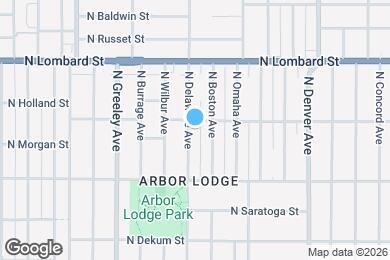 Map image of the property - 7144 N Delaware Ave