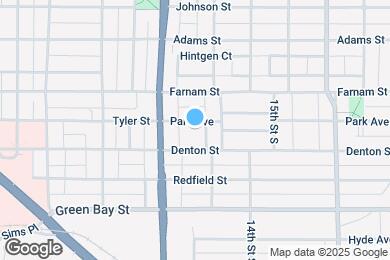 Map image of the property - 1234 Park Ave