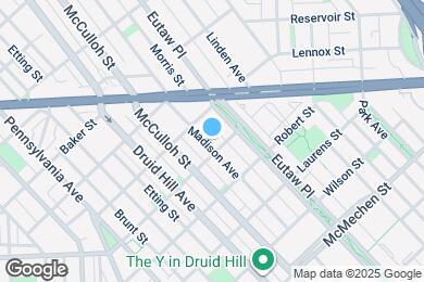 Map image of the property - 2009 Madison Ave