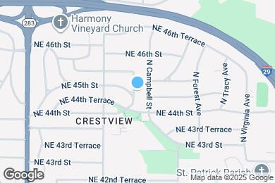 Map image of the property - 4411 N Charlotte St