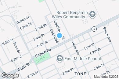 Map image of the property - 509 Dunn Blvd