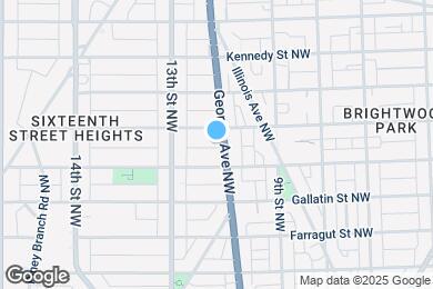 Map image of the property - 5230 Georgia Ave NW