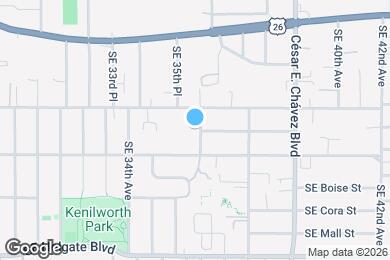 Map image of the property - 3993 SE 36TH AVE