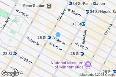 Map image of the property - 139 W 28th St