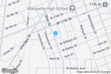 Map image of the property - 1216 Ohio St