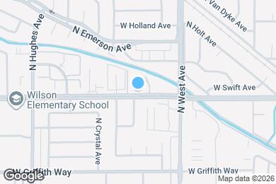 Map image of the property - 1550 W Ashlan Ave