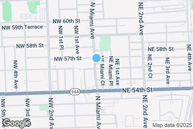 Map image of the property - 5619 N Miami Ave