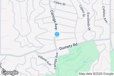 Map image of the property - 4958 Canoga Ave
