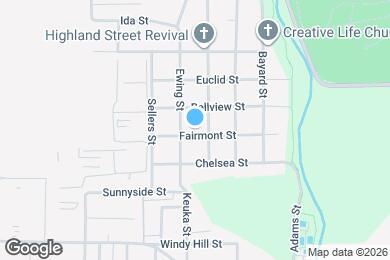 Map image of the property - 207 Fairmont St