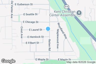 Map image of the property - 1220 E Laurel St