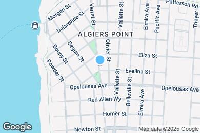 Map image of the property - 538 Verret St