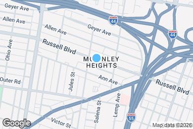 Map image of the property - 2040 Russell Blvd