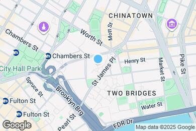 Map image of the property - 185 Park Row