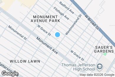 Map image of the property - 4606 W Grace St