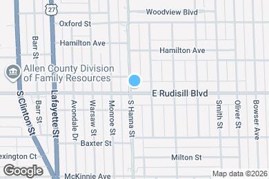 Map image of the property - 701 E Rudisill Blvd