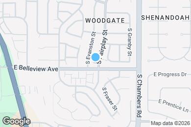 Map image of the property - 5097 S Fairplay St