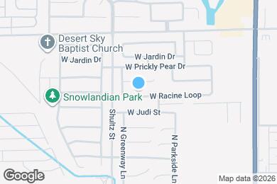 Map image of the property - 638 W Racine Loop