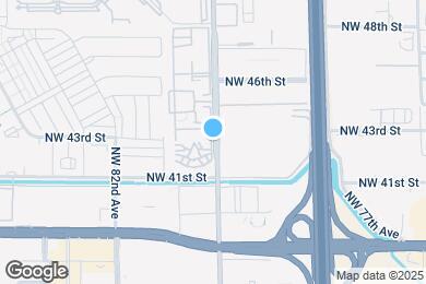 Map image of the property - 4240 NW 79th Ave