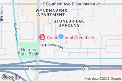 Map image of the property - 4526 E Harmony Ave