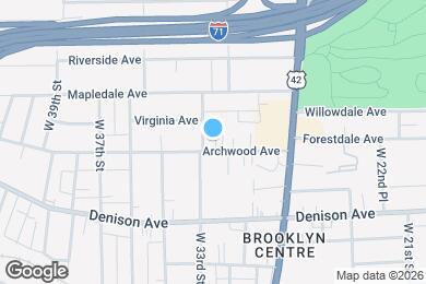 Map image of the property - 3204 Archwood Ave